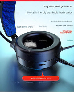 RGB Wired Gaming Headset in action - Image 3