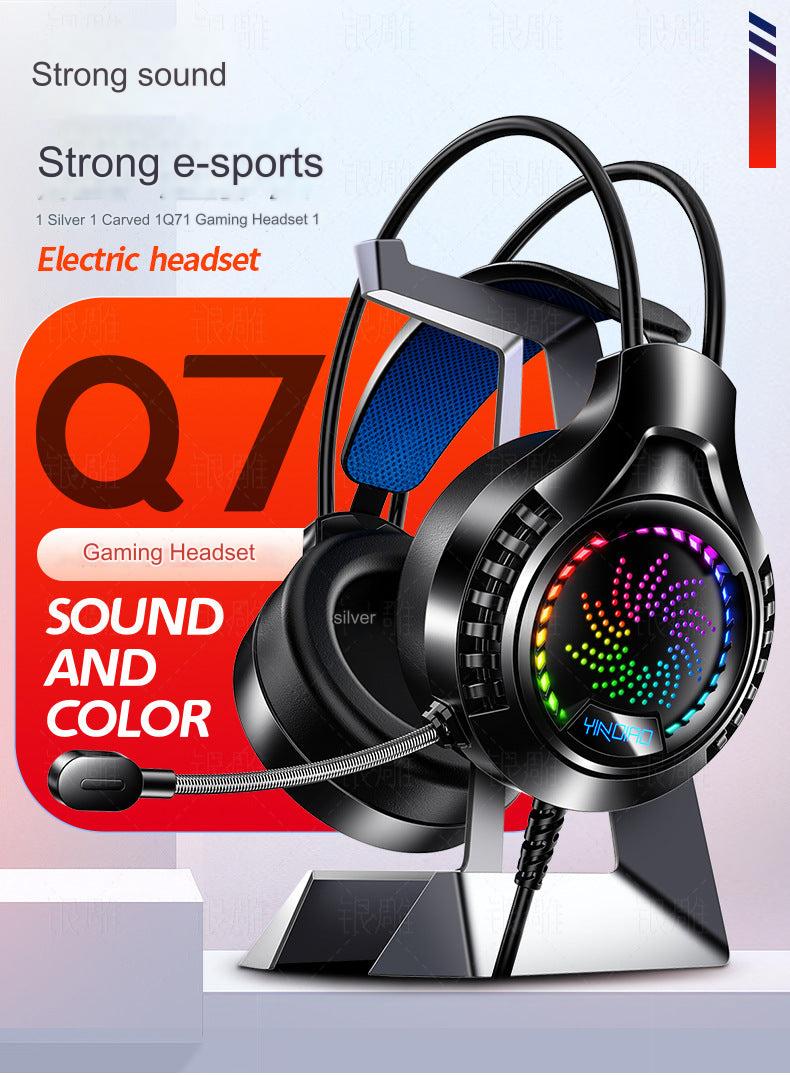 RGB Wired Gaming Headset with plush cushioning - Image 8