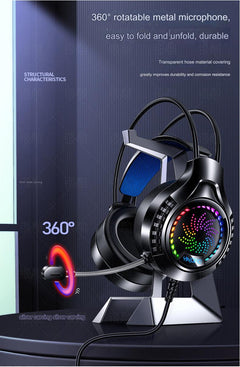 RGB Wired Gaming Headset with 7.1 Surround Sound - Image 1