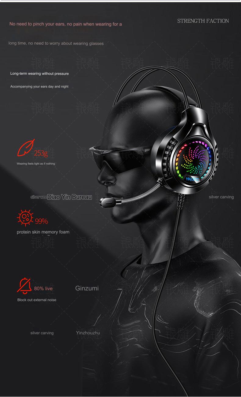 RGB Wired Gaming Headset in action - Image 3