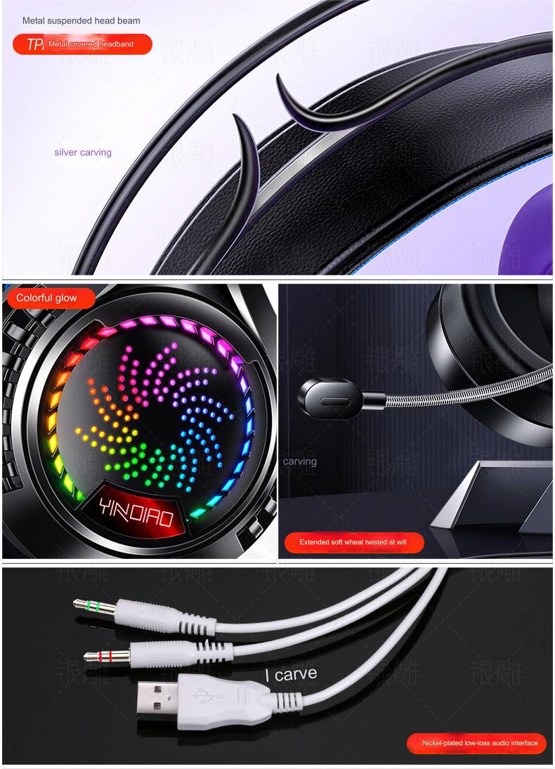 RGB Wired Gaming Headset in action - Image 3