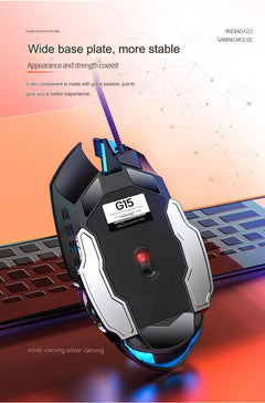 Close-up of G15 mouse cable