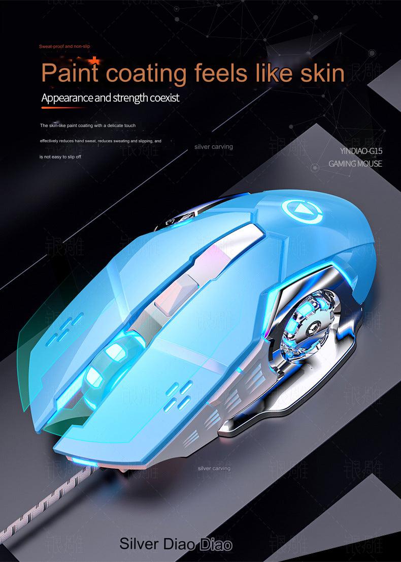 G15 gaming mouse ergonomic design