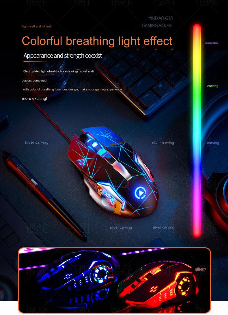G15 gaming mouse ergonomic design