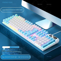 Close-up of K500 mechanical feel keys