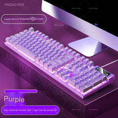 K500 RGB keyboard RGB lighting in action