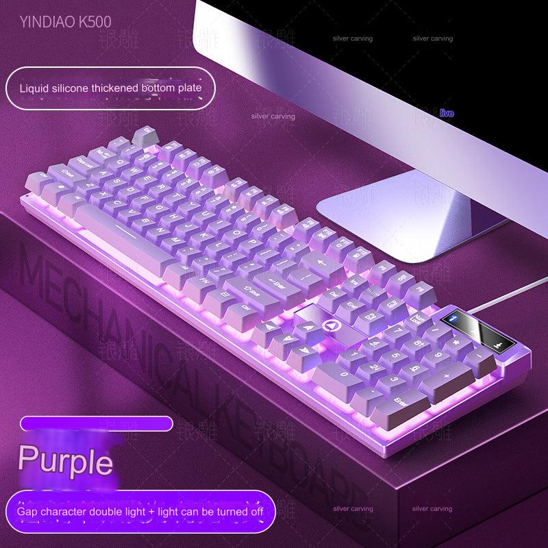 K500 RGB keyboard RGB lighting in action