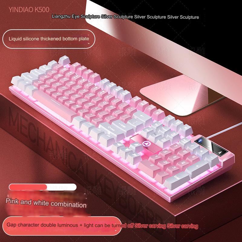 K500 keyboard spill-resistant feature demonstration