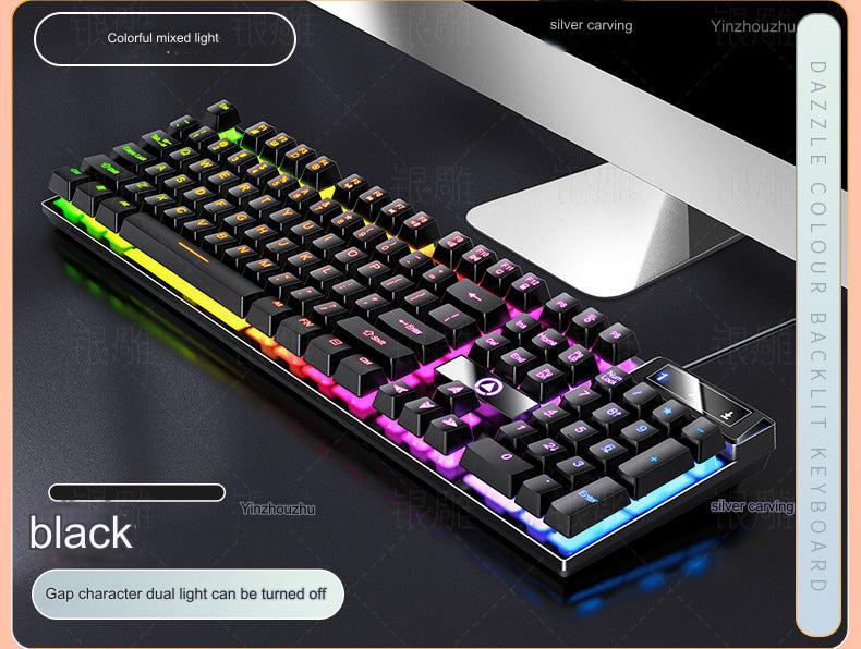 K500 keyboard with gaming setup