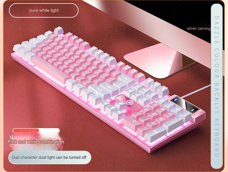 Ergonomic design of K500 gaming keyboard