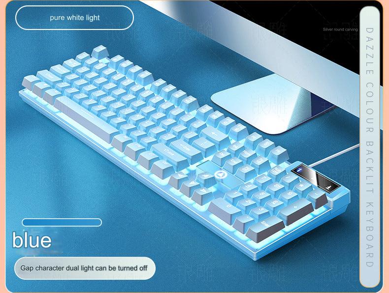 Close-up of K500 mechanical feel keys