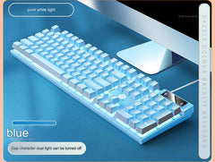 Close-up of K500 mechanical feel keys