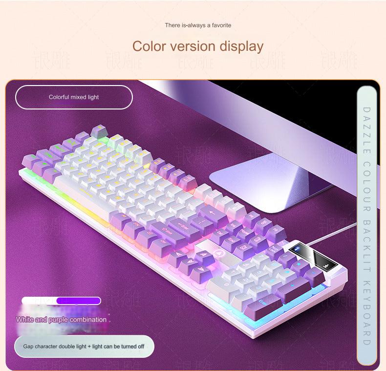 RGB Wired Gaming Keyboard side view