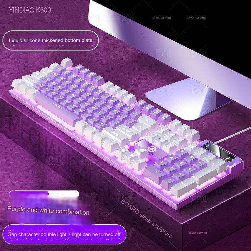 Durable ABS construction of K500 keyboard