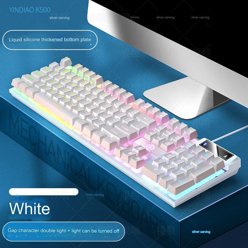 K500 RGB keyboard RGB lighting in action