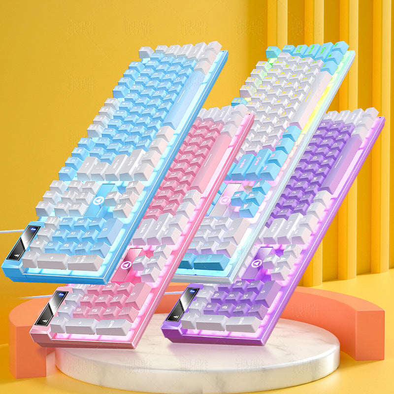 RGB Wired Gaming Keyboard side view