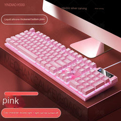 K500 keyboard spill-resistant feature demonstration