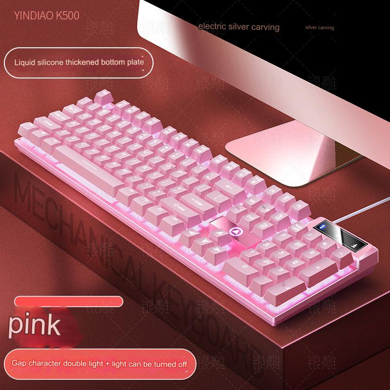 K500 keyboard spill-resistant feature demonstration