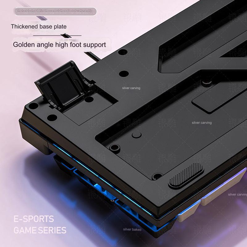 Durable ABS construction of K500 keyboard