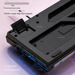Durable ABS construction of K500 keyboard