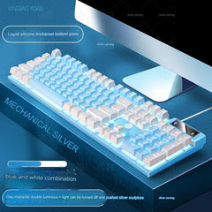 K500 keyboard showing RGB backlight options