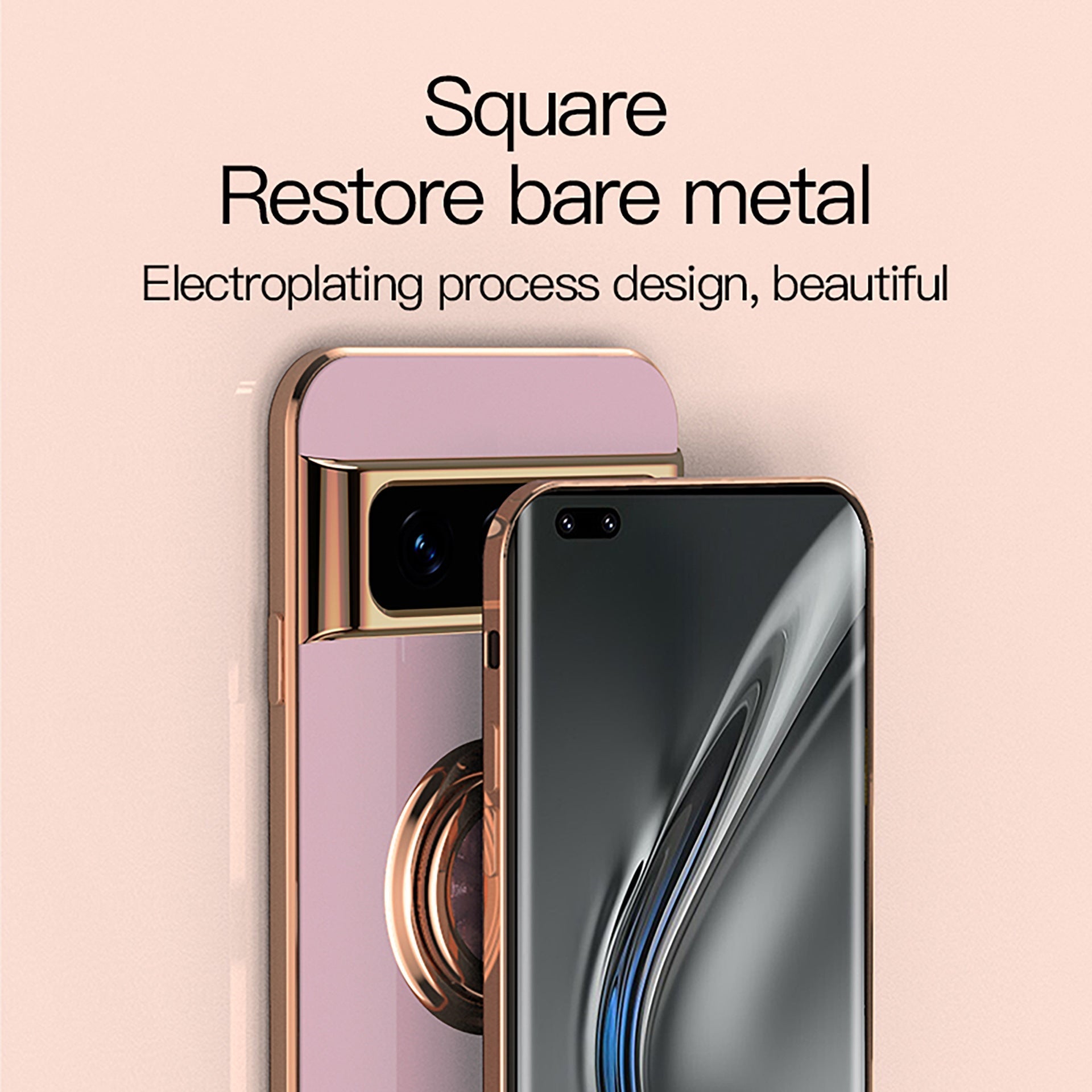 Close-up of the magnetic feature on the case
