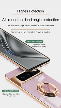Close-up of the magnetic feature on the case