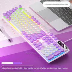 K600 RGB gaming mechanical keyboard with colourful lighting