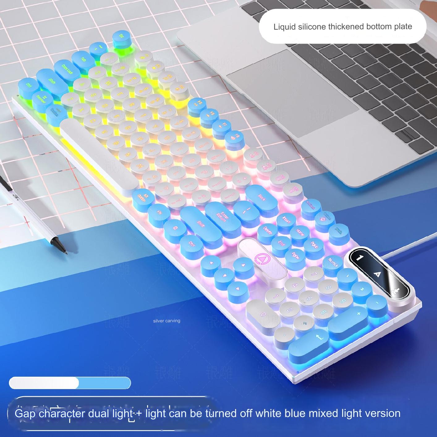 K600 keyboard showing RGB effects