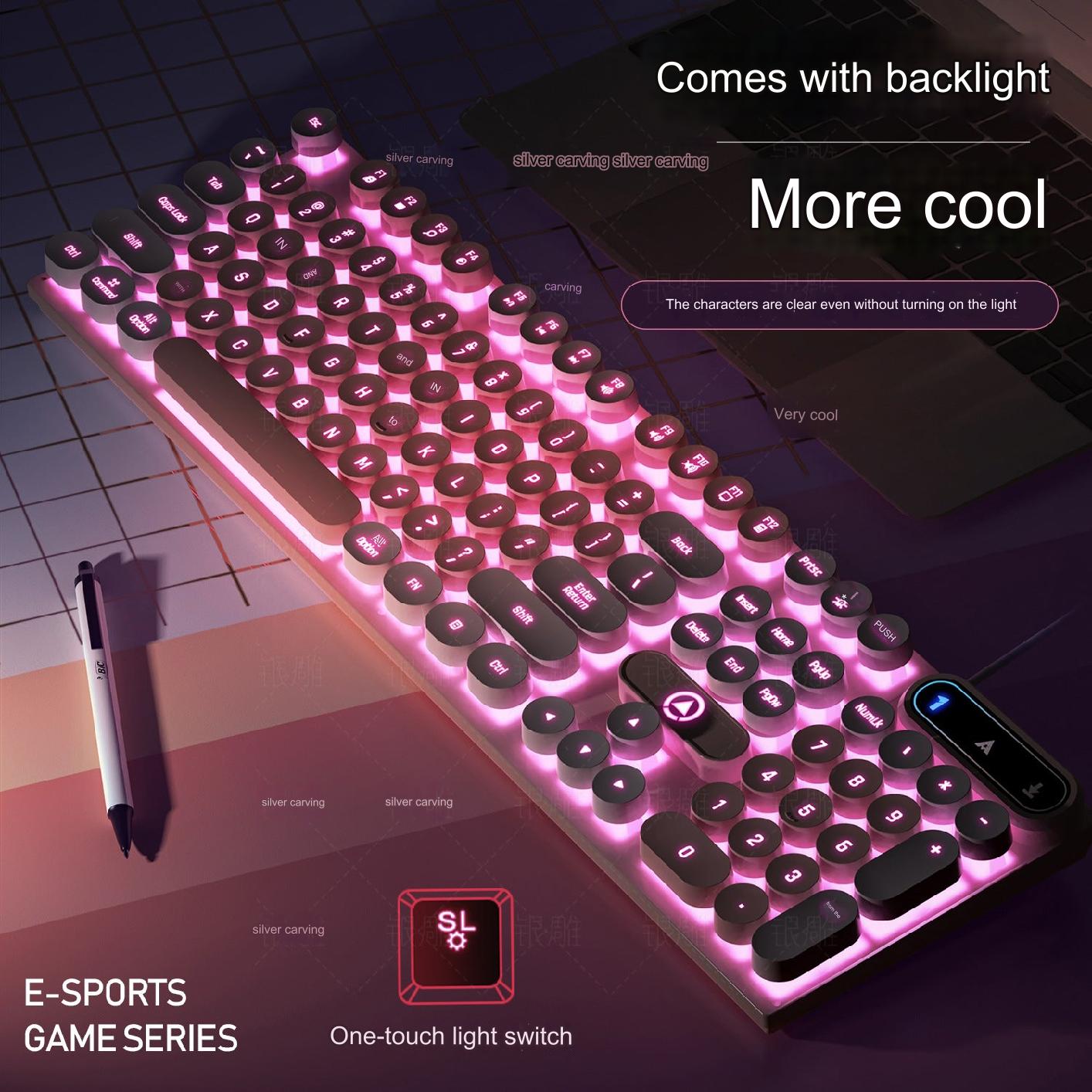K600 mechanical keyboard keys detail