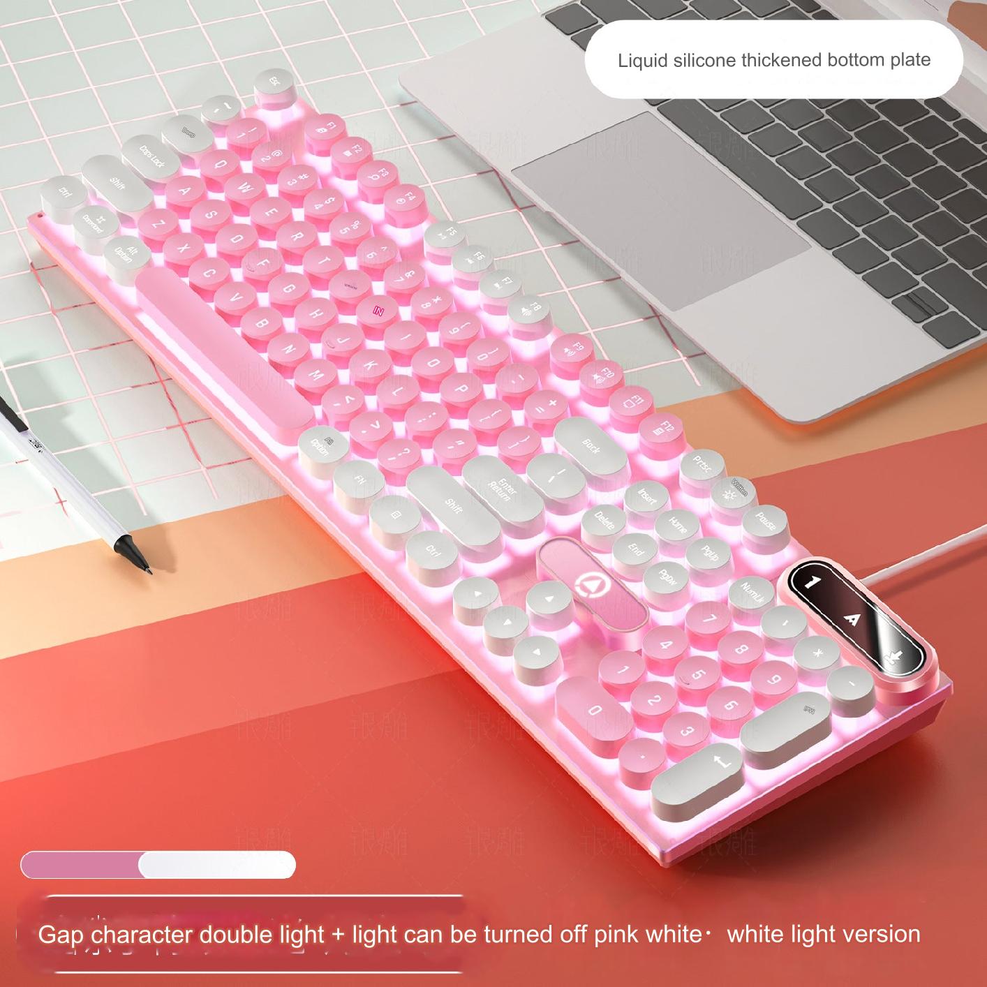 K600 RGB keyboard in gaming setup
