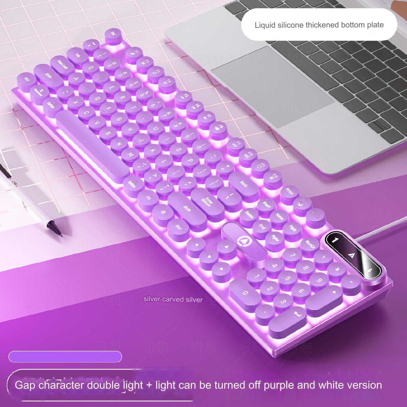 K600 gaming keyboard with colourful design