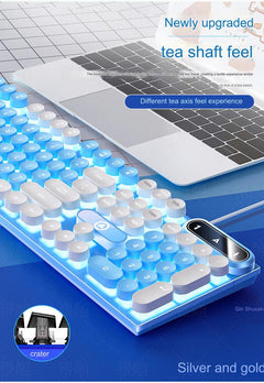 K600 RGB mechanical keyboard close-up of keys