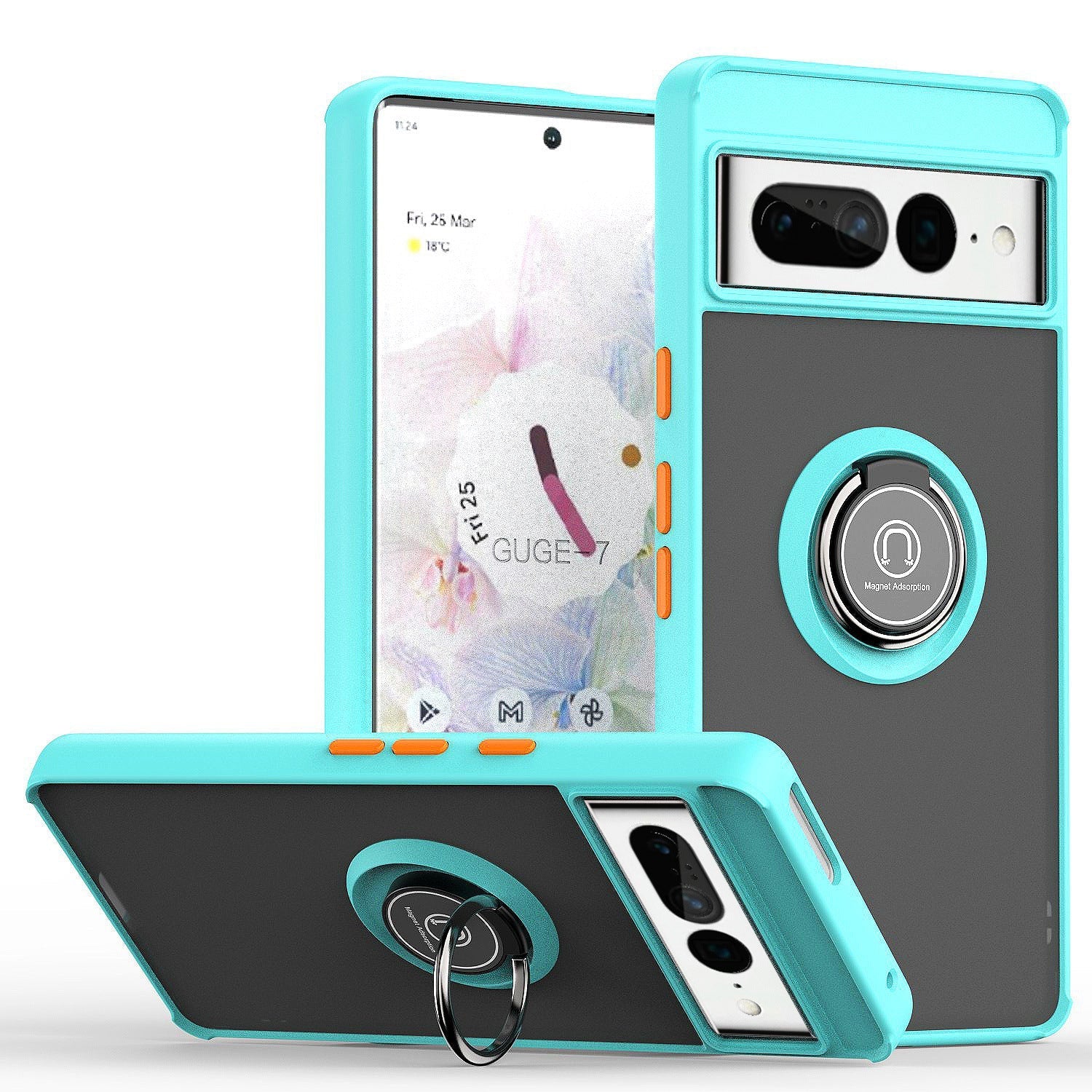 Magnetic Ring Stand Case for Google Pixel 6