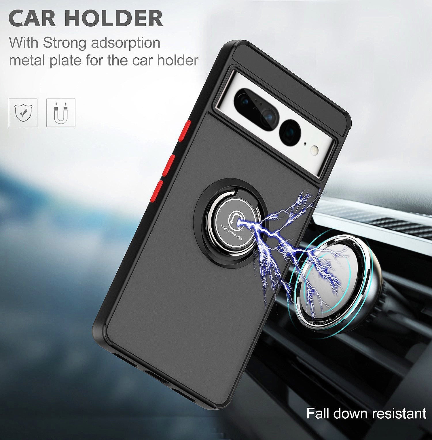 Image of Google Pixel case in Black colour