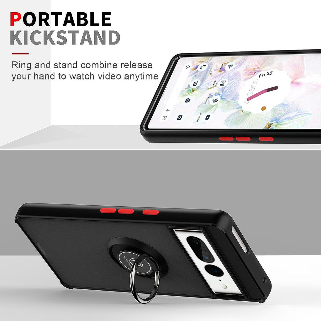 Close-up of case showing magnetic ring
