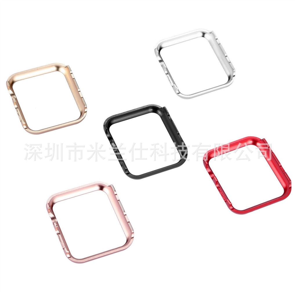 Elegant black aluminium Apple Watch case