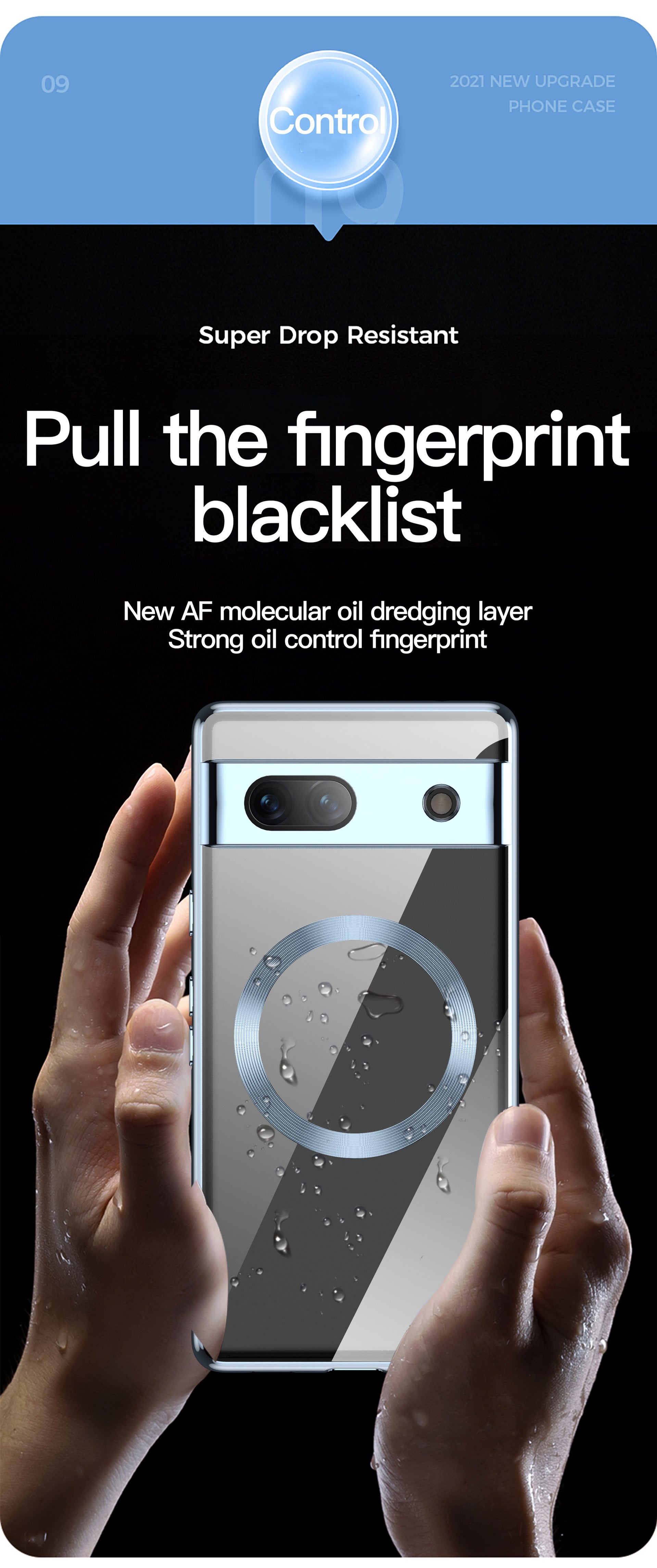 Durable TPU Case for Google Pixel 7A displayed outdoors