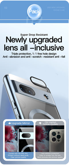 Google Pixel 7A Case in Silver Mist with sleek design