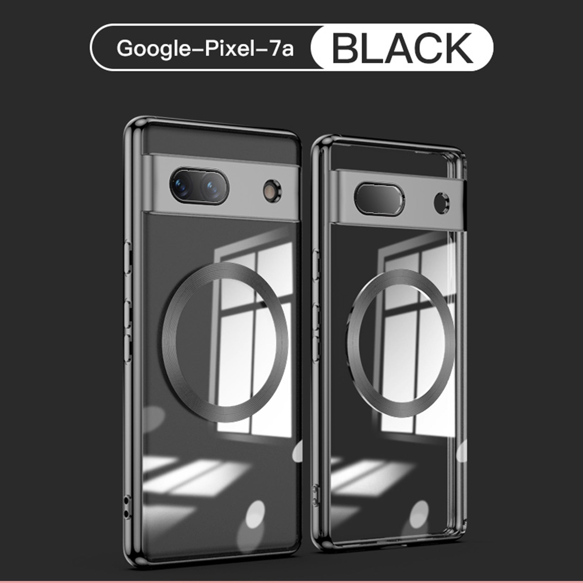 Durable TPU Case for Google Pixel 7A displayed outdoors