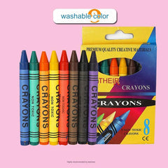 Vibrant children's crayon set in assorted colours