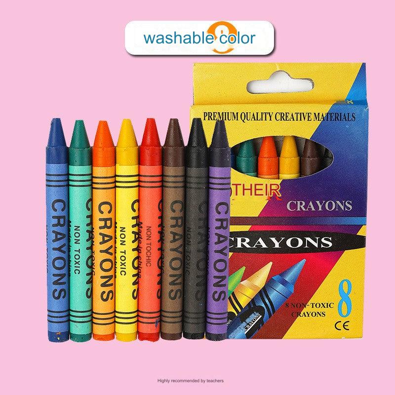 Vibrant children's crayon set in assorted colours