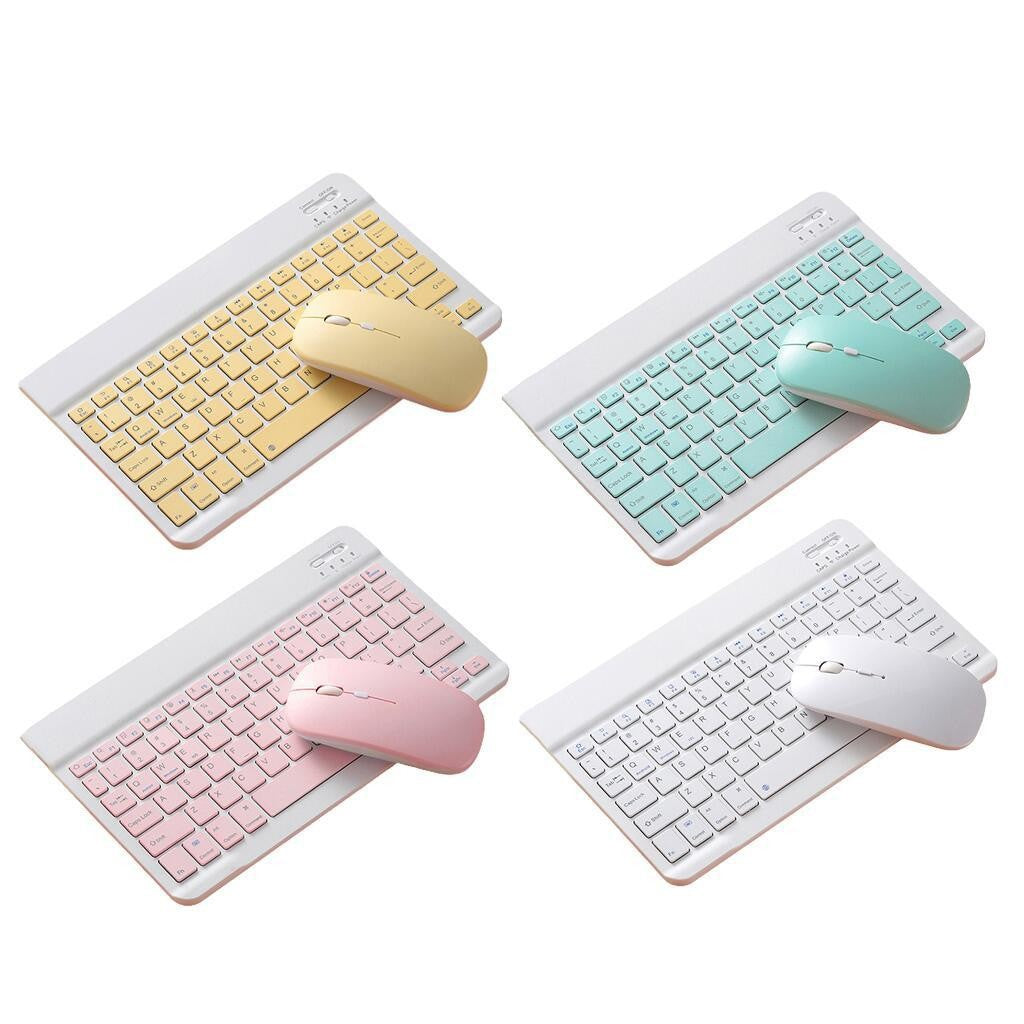 Wireless keyboard with various colour options