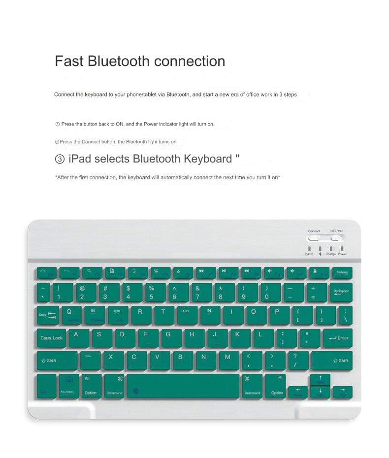 Close-up of silent scissor switch keyboard