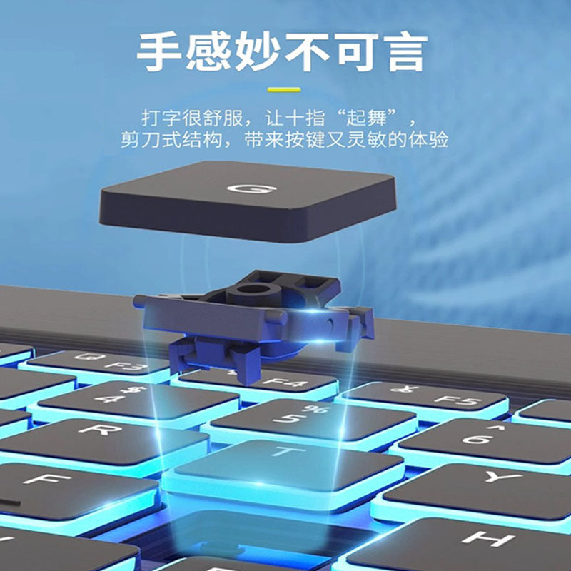 Bluetooth keyboard with tablet
