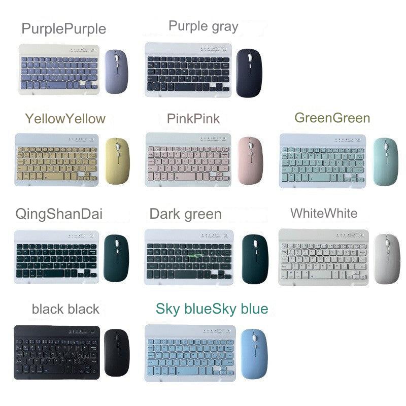 Wireless mouse paired with tablet