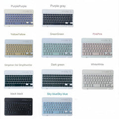 Tablet keyboard in black and white