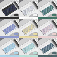 Side view of tablet keyboard