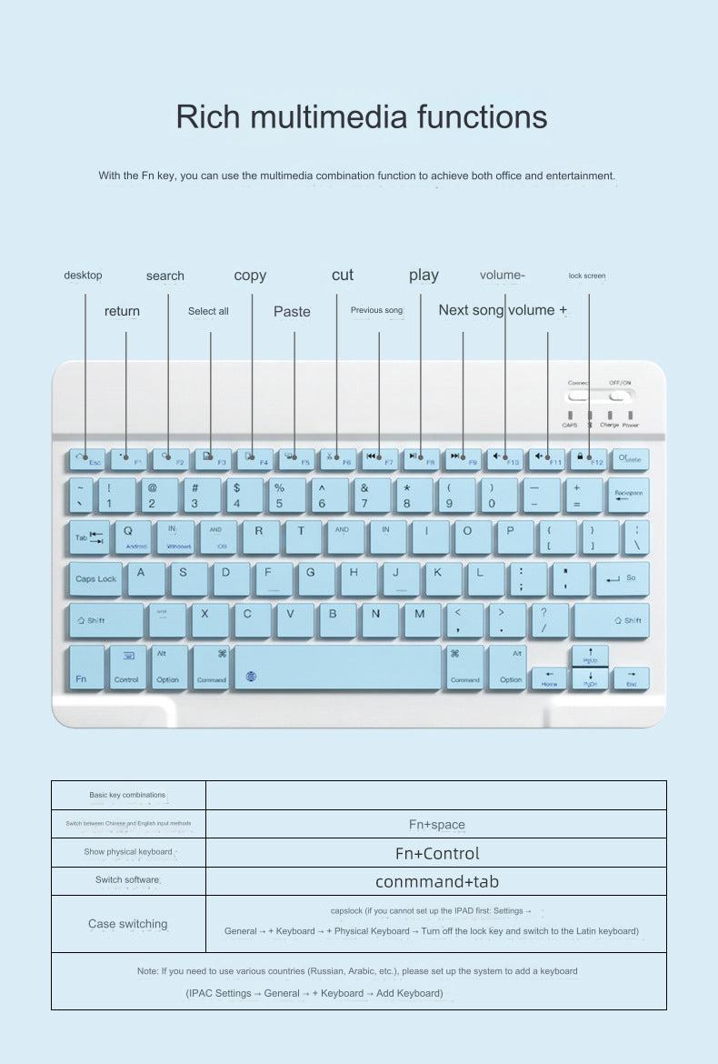 Close-up of silent scissor switch keyboard