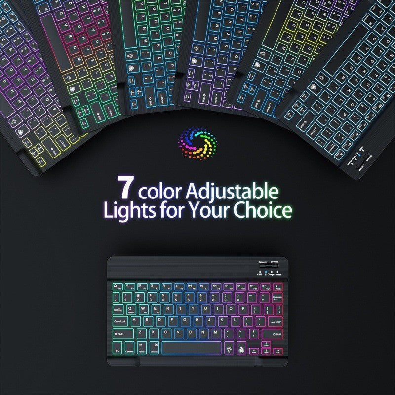 Bluetooth keyboard with tablet